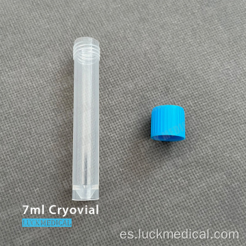 PC Cryovials de plástico 7 ml de laboratorio Use FDA